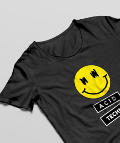 Comprar Camiseta Acid Techno Unisex ver el diseño por la parte frontal de la camiseta