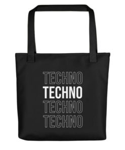 Bolsa de Tela Techno 4Times en color negro bolsa de buena calidad y buen dieño
