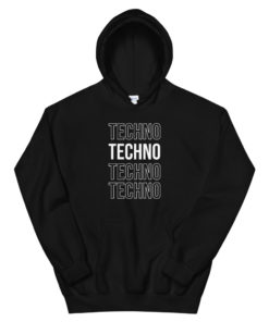 Sudadera Techno 4Times en color negro para hombre y mujer