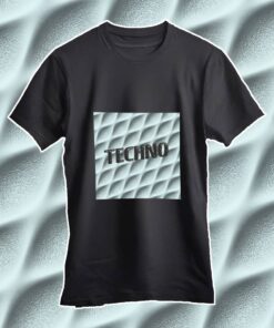 Camiseta Techno BubGround - Un diseño moderno en el que el techno más industrial se combina con la era moderna - Techno BubGround T-Shirt - A modern design in which industrial techno meets the modern era.